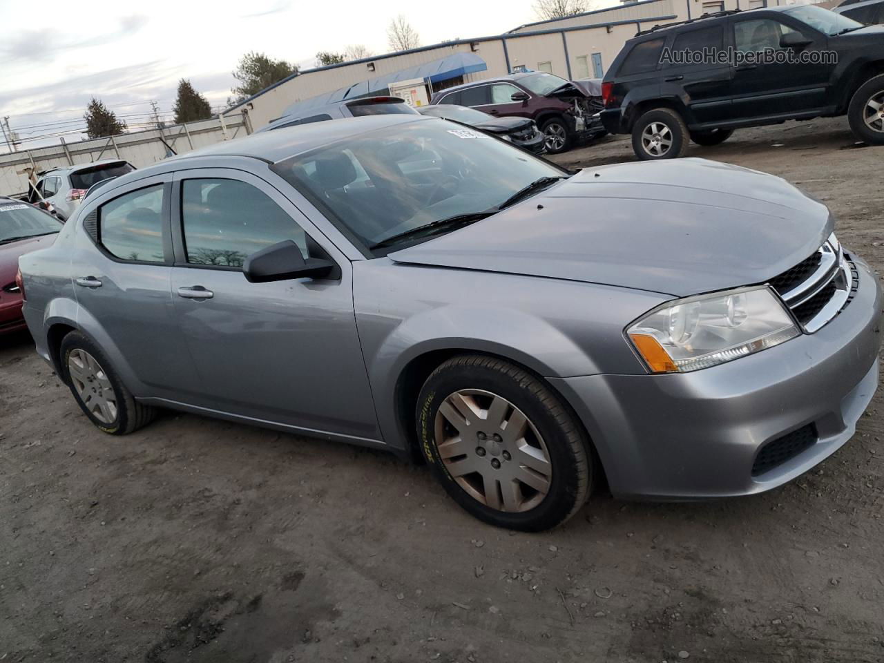 2014 Dodge Avenger Se Gray vin: 1C3CDZAB4EN149547