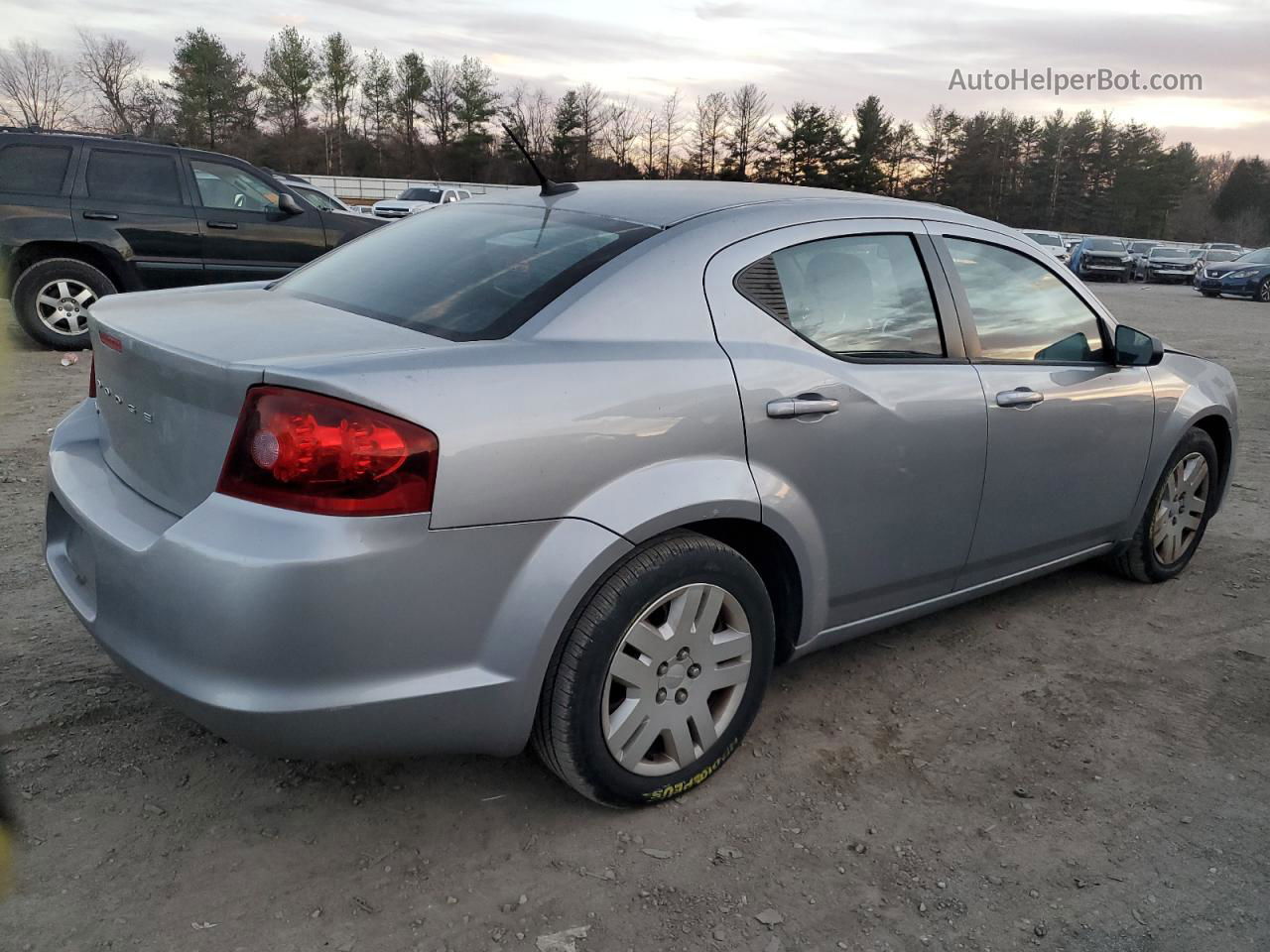 2014 Dodge Avenger Se Серый vin: 1C3CDZAB4EN149547