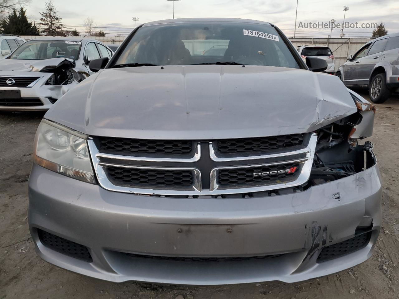 2014 Dodge Avenger Se Серый vin: 1C3CDZAB4EN149547