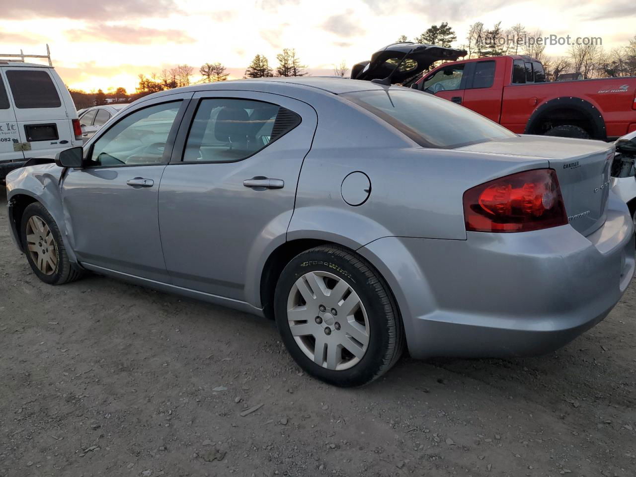 2014 Dodge Avenger Se Серый vin: 1C3CDZAB4EN149547