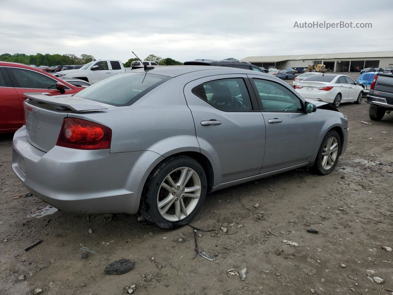 2014 Dodge Avenger Se Silver vin: 1C3CDZAB4EN155266