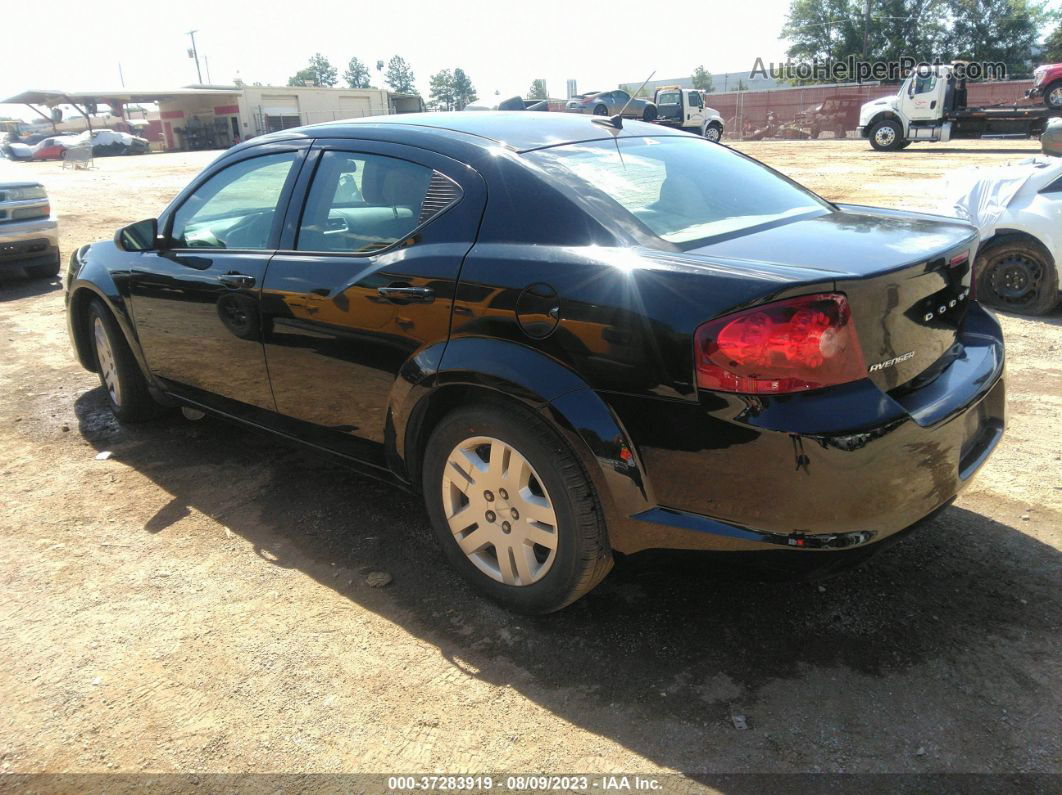 2014 Dodge Avenger Se Черный vin: 1C3CDZAB4EN215983