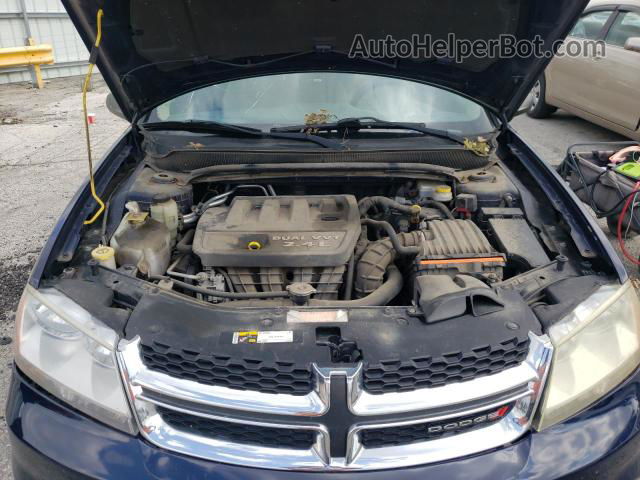 2014 Dodge Avenger Se Blue vin: 1C3CDZAB4EN222061