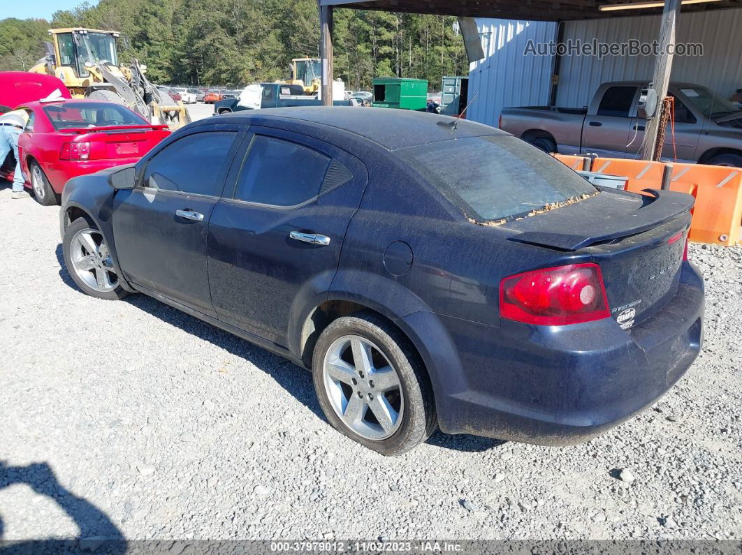 2014 Dodge Avenger Se Dark Blue vin: 1C3CDZAB4EN224344