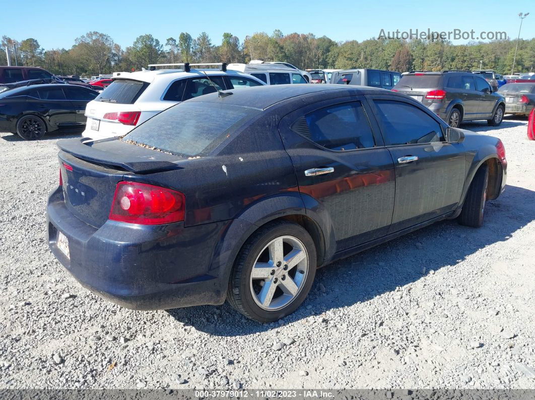 2014 Dodge Avenger Se Dark Blue vin: 1C3CDZAB4EN224344