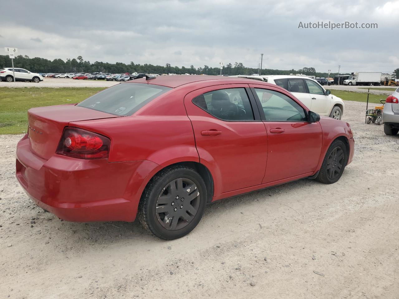 2014 Dodge Avenger Se Красный vin: 1C3CDZAB4EN224828