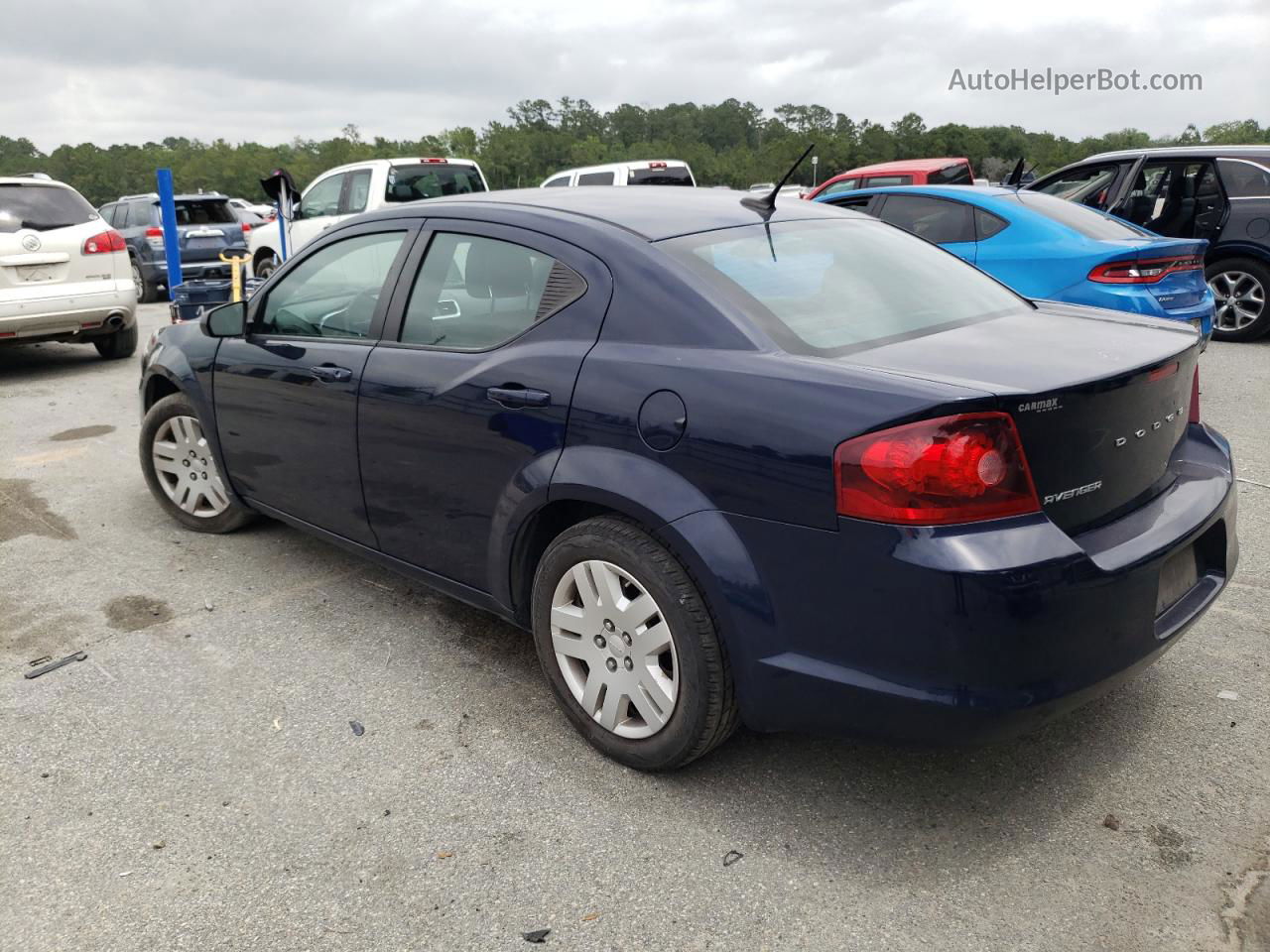 2014 Dodge Avenger Se Синий vin: 1C3CDZAB4EN237496