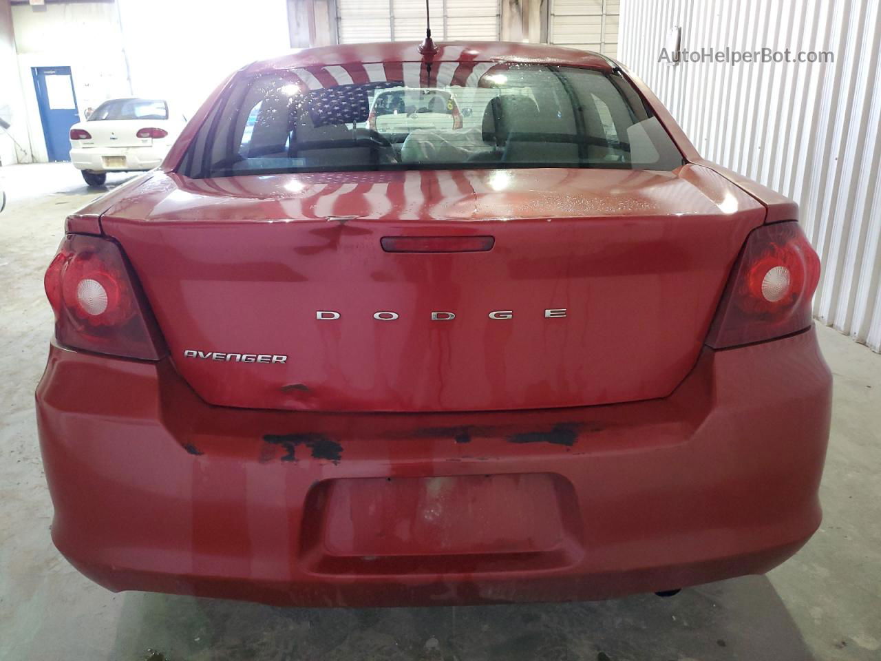 2014 Dodge Avenger Se Red vin: 1C3CDZAB5EN125919