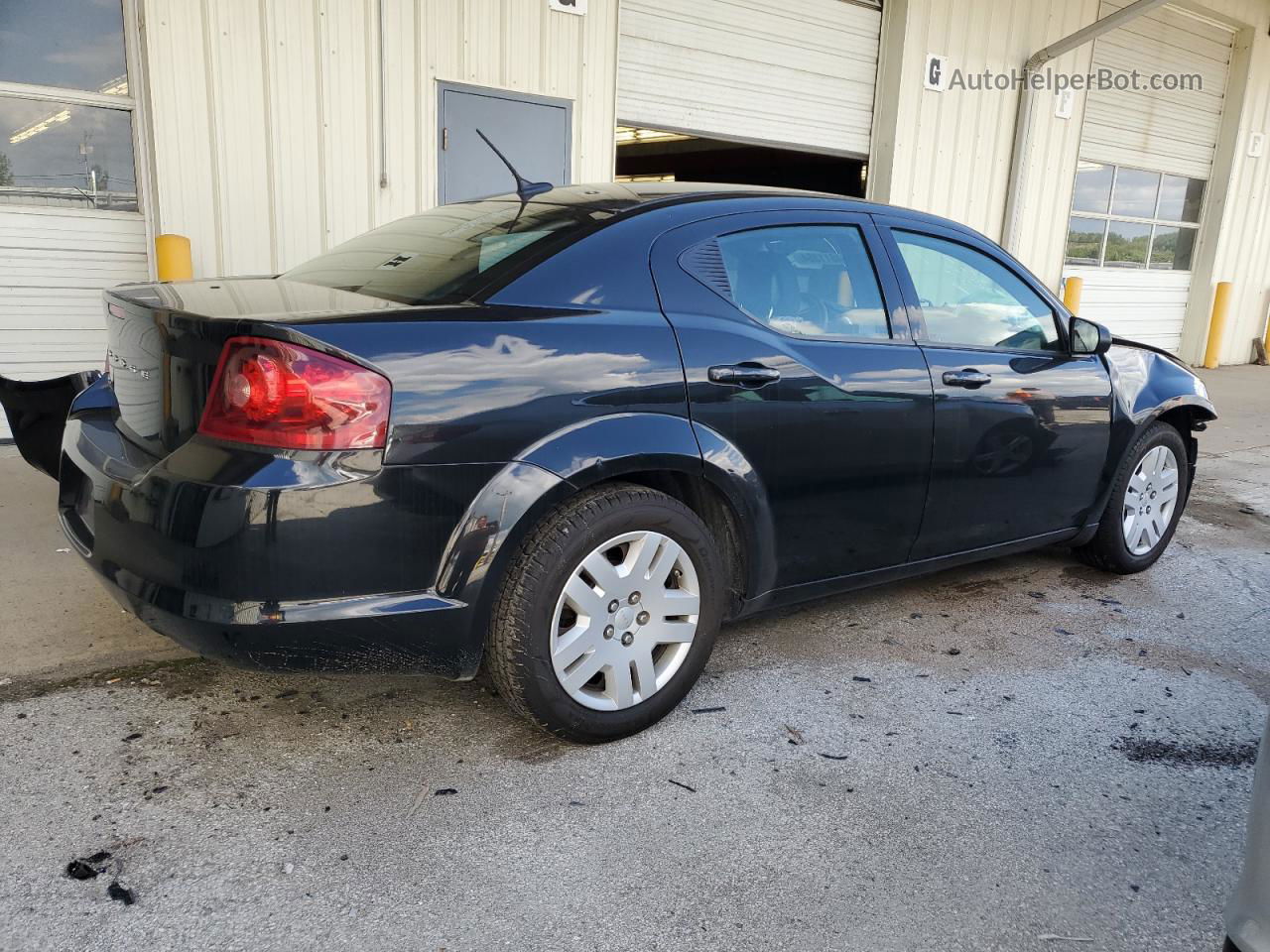 2014 Dodge Avenger Se Black vin: 1C3CDZAB5EN130974