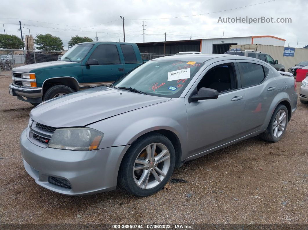 2014 Dodge Avenger Se Gray vin: 1C3CDZAB5EN140243