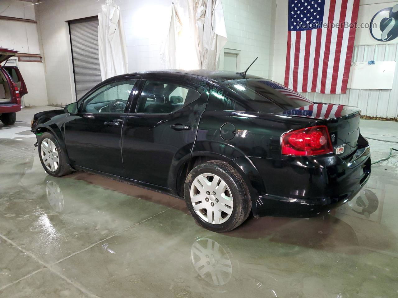 2014 Dodge Avenger Se Black vin: 1C3CDZAB5EN148424