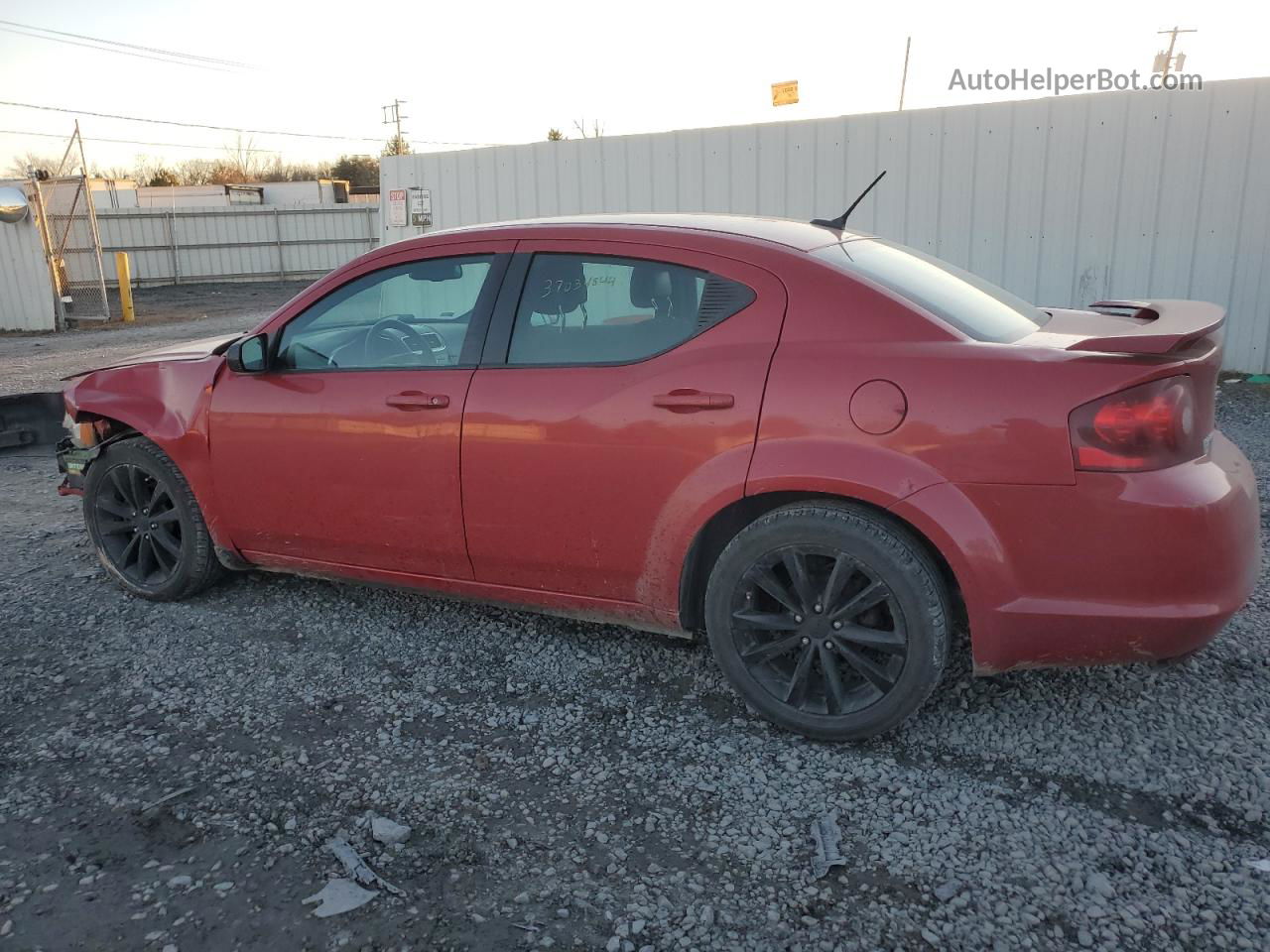 2014 Dodge Avenger Se Red vin: 1C3CDZAB5EN166793