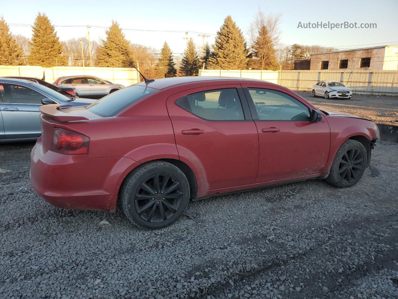 2014 Dodge Avenger Se Красный vin: 1C3CDZAB5EN166793