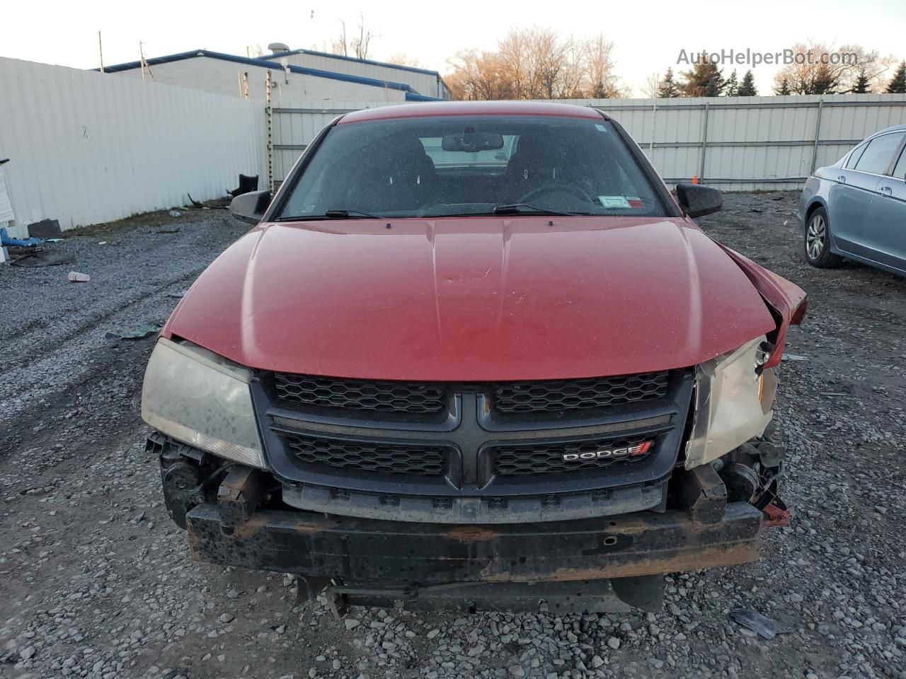 2014 Dodge Avenger Se Red vin: 1C3CDZAB5EN166793