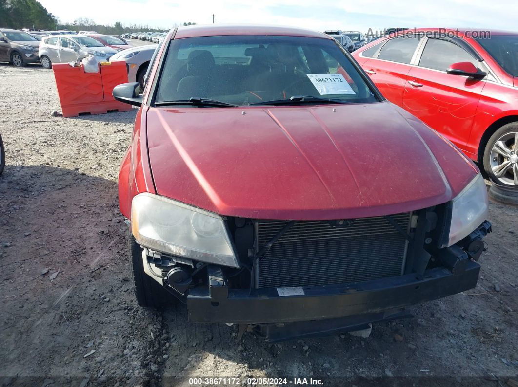 2014 Dodge Avenger Se Red vin: 1C3CDZAB5EN175218