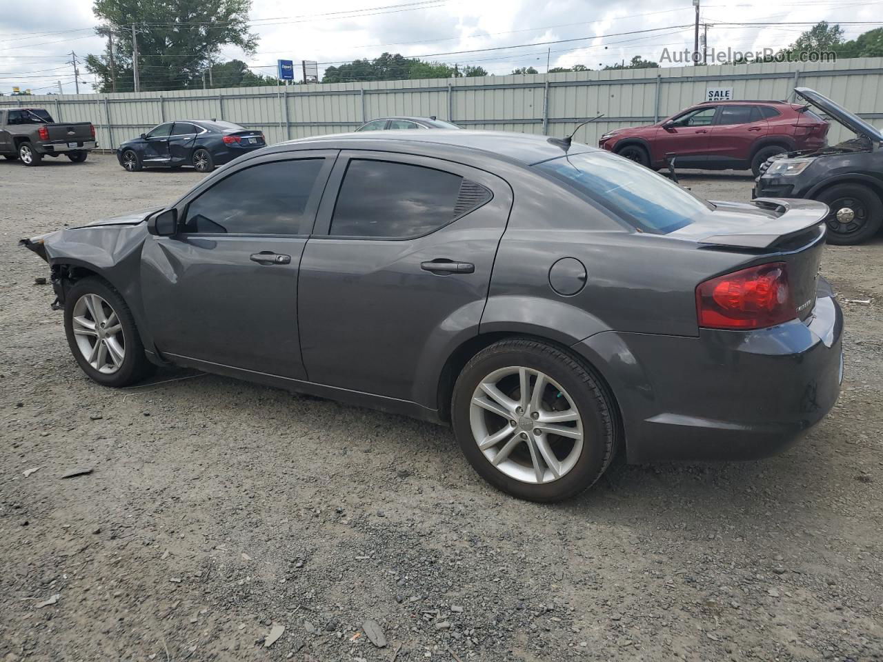 2014 Dodge Avenger Se Gray vin: 1C3CDZAB5EN188986