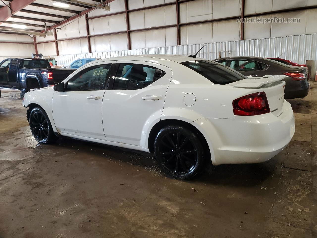 2014 Dodge Avenger Se White vin: 1C3CDZAB5EN189071