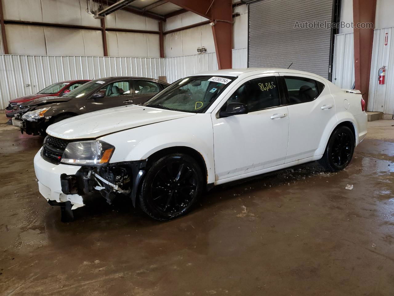 2014 Dodge Avenger Se White vin: 1C3CDZAB5EN189071