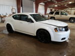 2014 Dodge Avenger Se White vin: 1C3CDZAB5EN189071