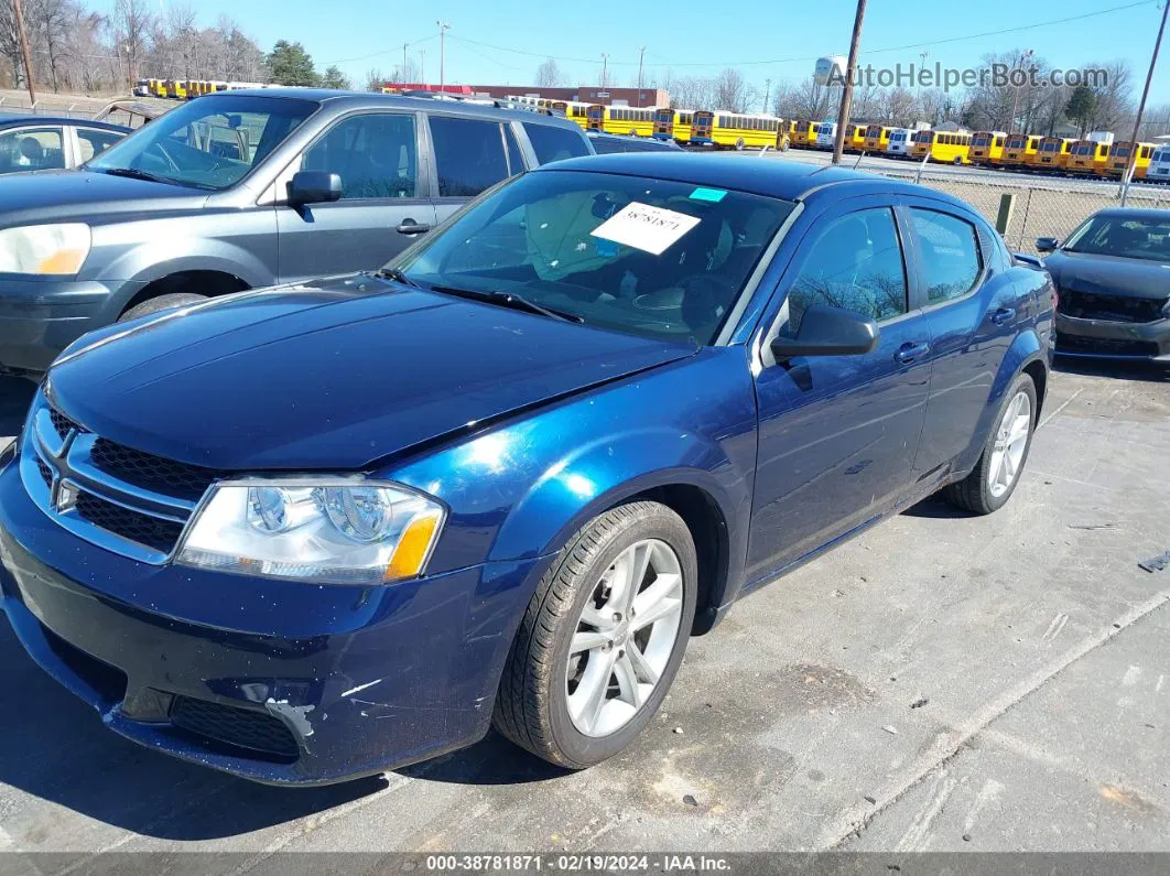 2014 Dodge Avenger Se Dark Blue vin: 1C3CDZAB5EN189149