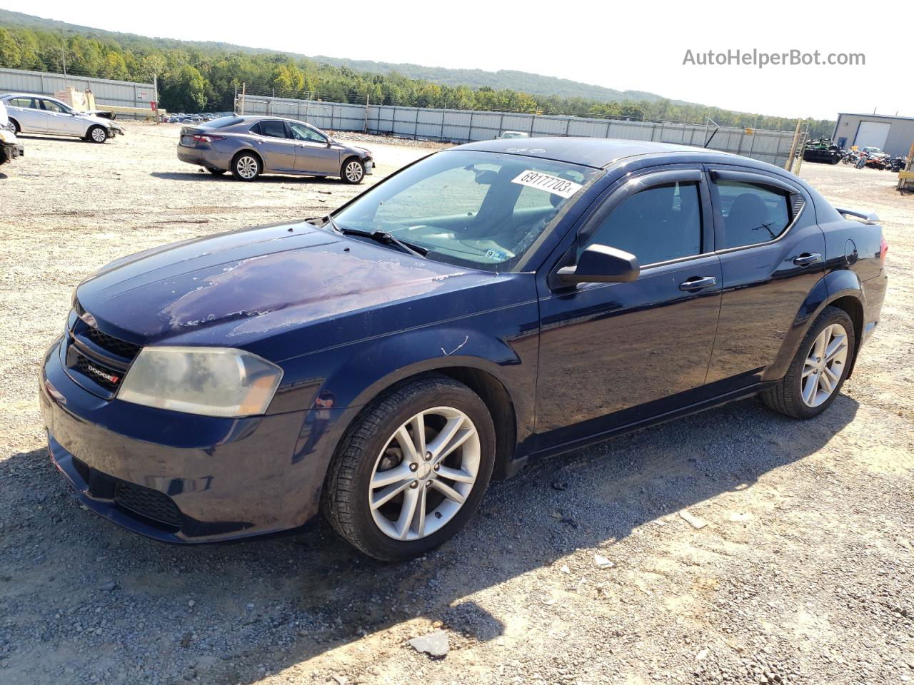 2014 Dodge Avenger Se Purple vin: 1C3CDZAB5EN223848