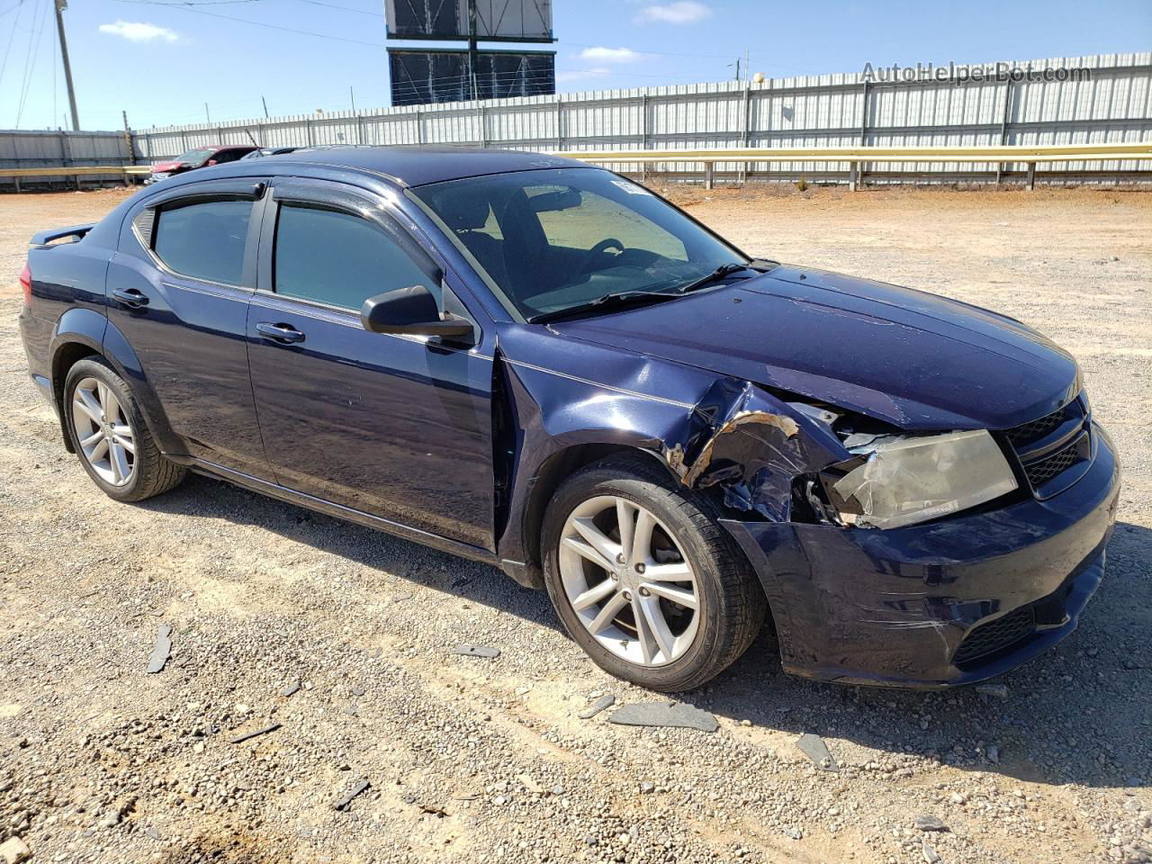 2014 Dodge Avenger Se Purple vin: 1C3CDZAB5EN223848