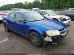 2014 Dodge Avenger Se Blue vin: 1C3CDZAB6EN105453