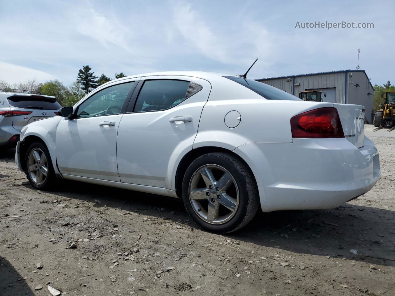 2014 Dodge Avenger Se White vin: 1C3CDZAB6EN110345