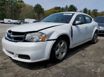 2014 Dodge Avenger Se White vin: 1C3CDZAB6EN110345