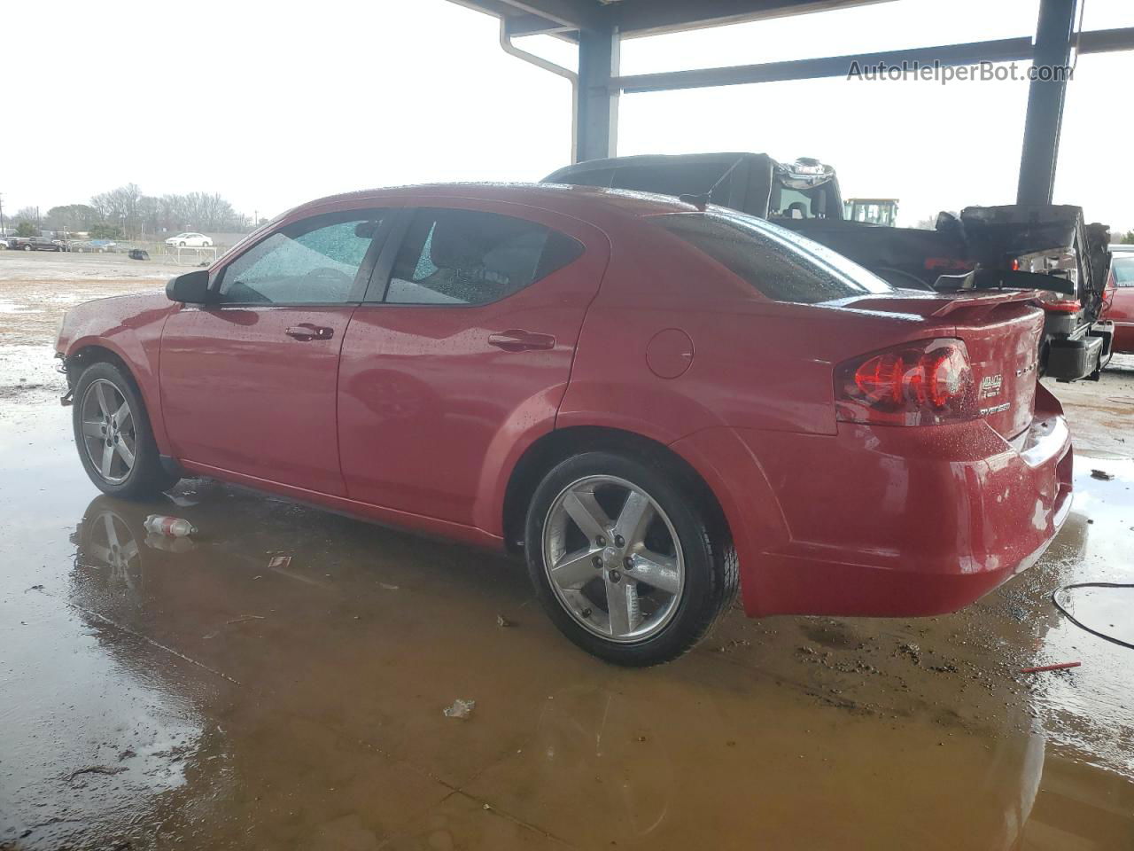 2014 Dodge Avenger Se Red vin: 1C3CDZAB6EN110846