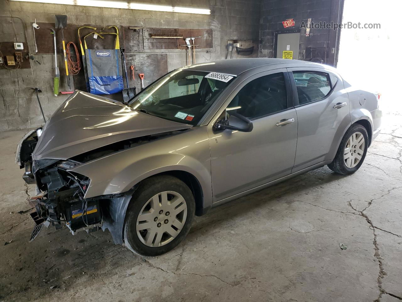 2014 Dodge Avenger Se Gray vin: 1C3CDZAB6EN111219