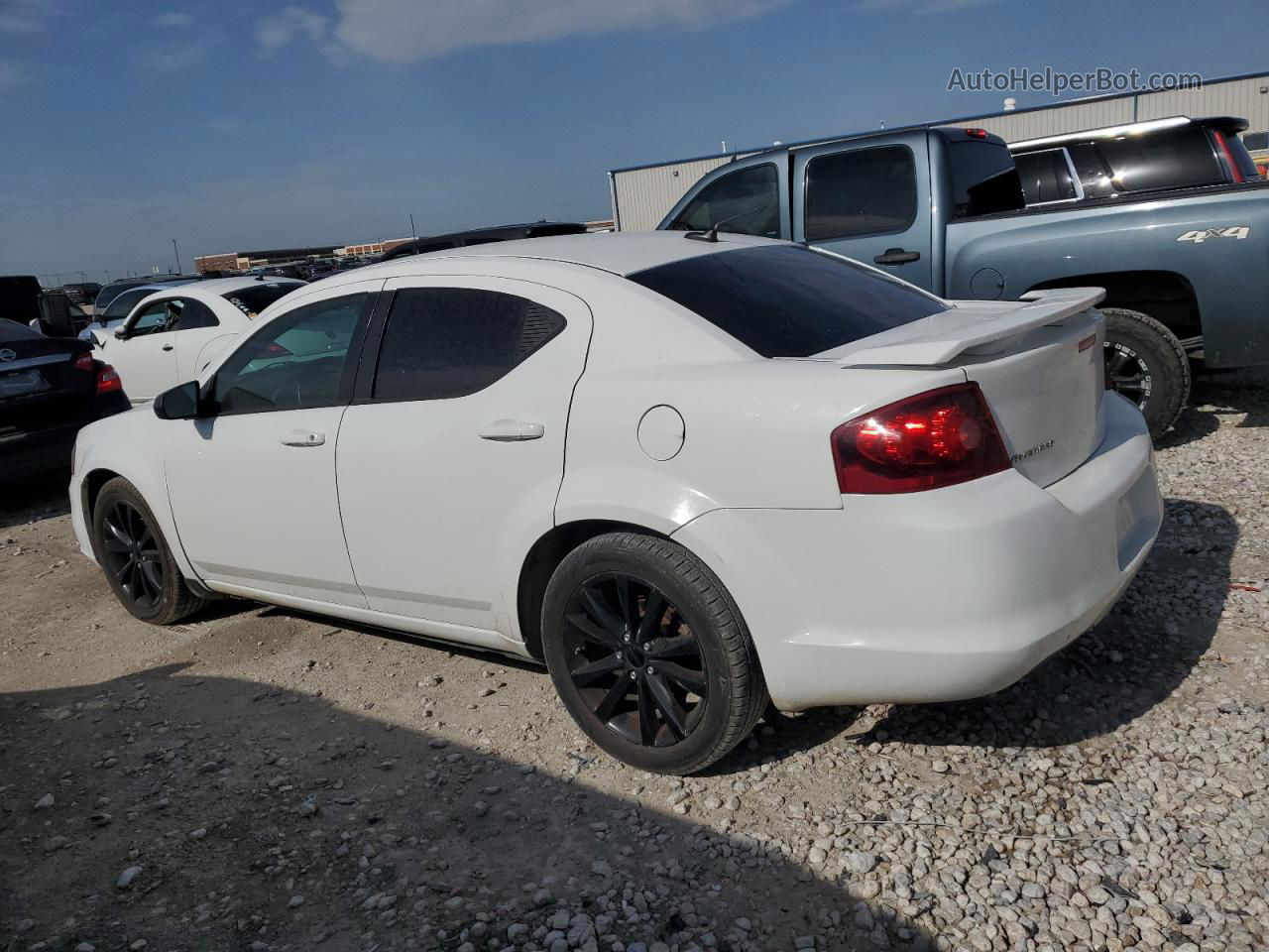 2014 Dodge Avenger Se White vin: 1C3CDZAB6EN116811