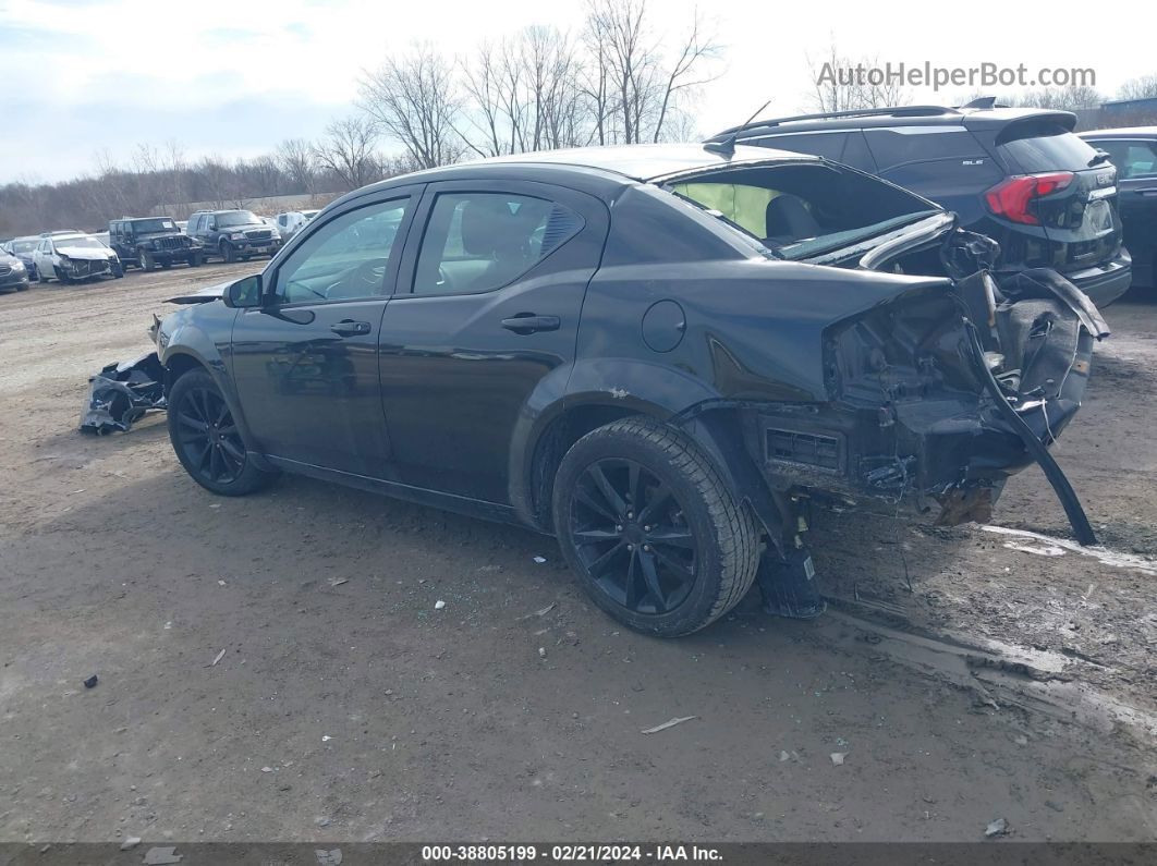 2014 Dodge Avenger Se Black vin: 1C3CDZAB6EN129610