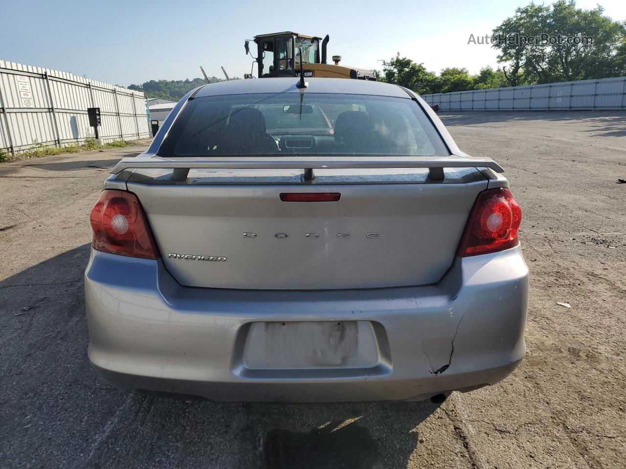 2014 Dodge Avenger Se Silver vin: 1C3CDZAB6EN140042