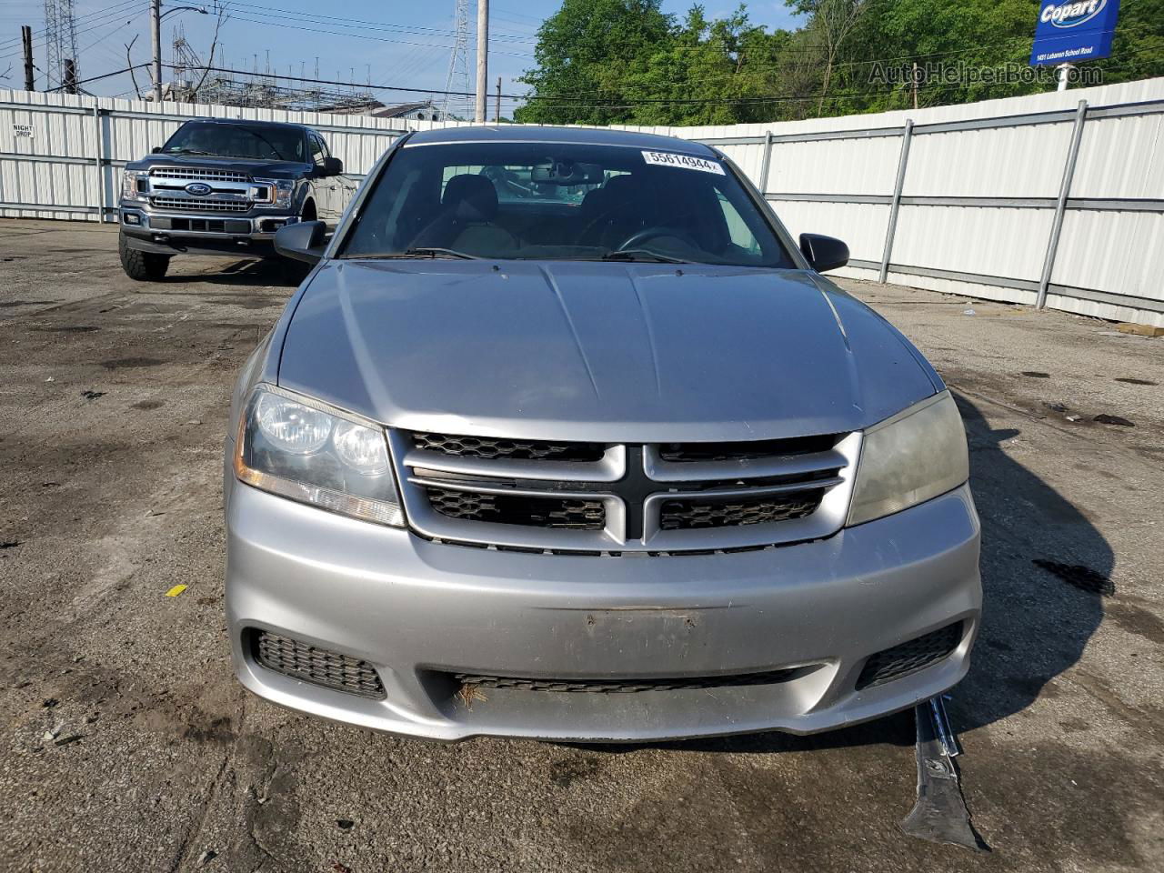 2014 Dodge Avenger Se Silver vin: 1C3CDZAB6EN140042