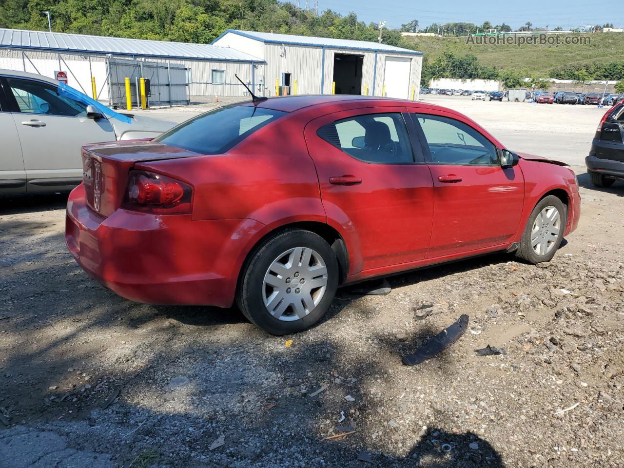 2014 Dodge Avenger Se Red vin: 1C3CDZAB6EN148044