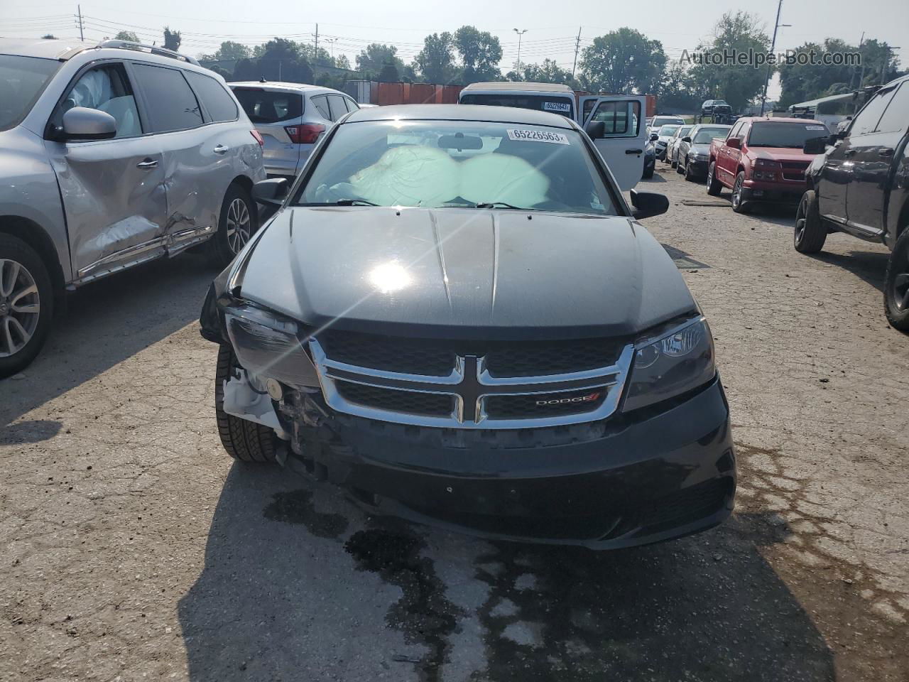 2014 Dodge Avenger Se Black vin: 1C3CDZAB6EN151137