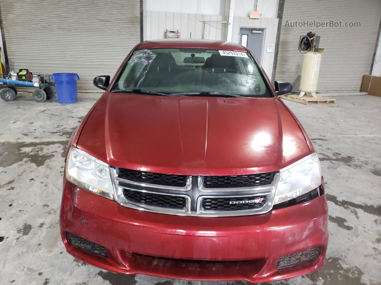 2014 Dodge Avenger Se Red vin: 1C3CDZAB6EN190388