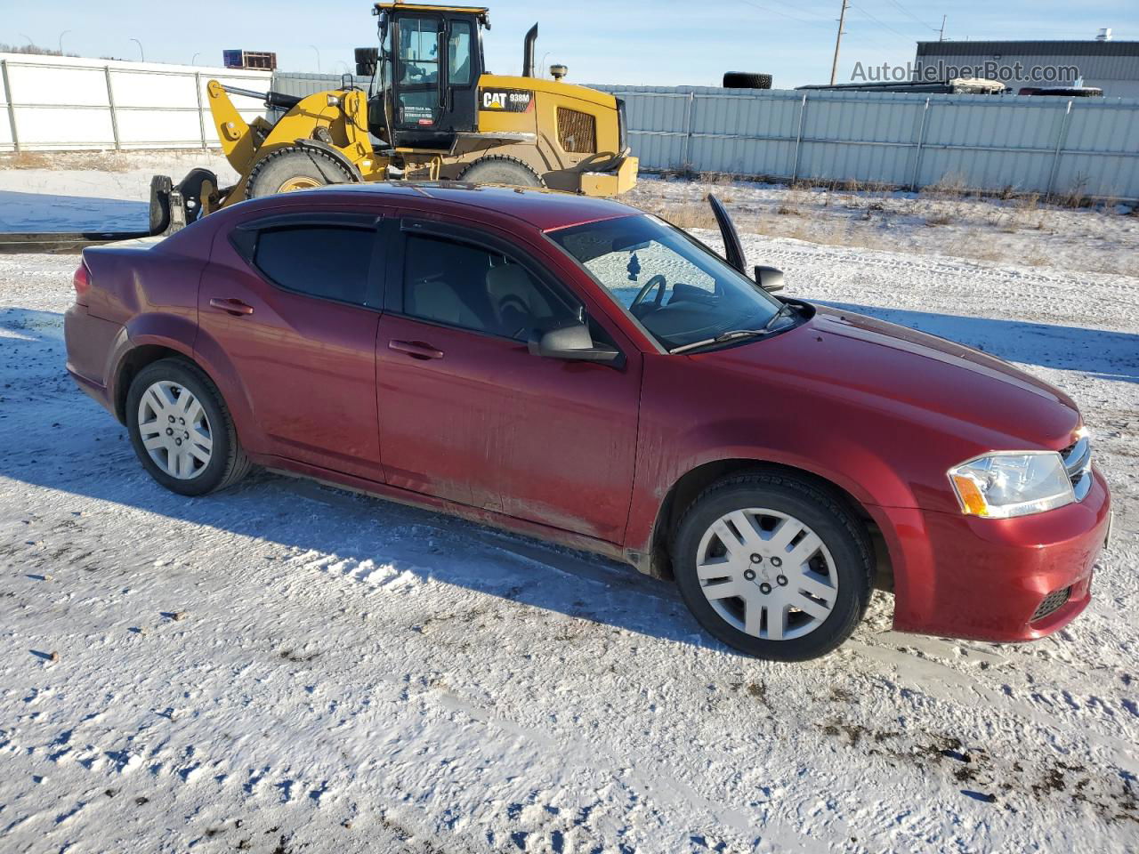 2014 Dodge Avenger Se Темно-бордовый vin: 1C3CDZAB6EN196868