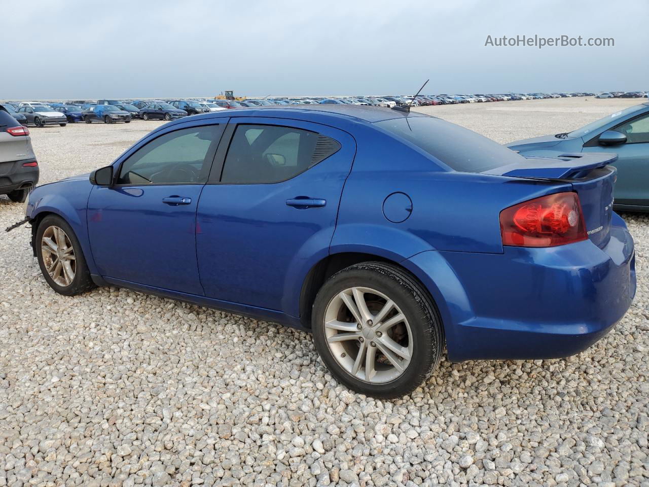 2014 Dodge Avenger Se Blue vin: 1C3CDZAB6EN200188