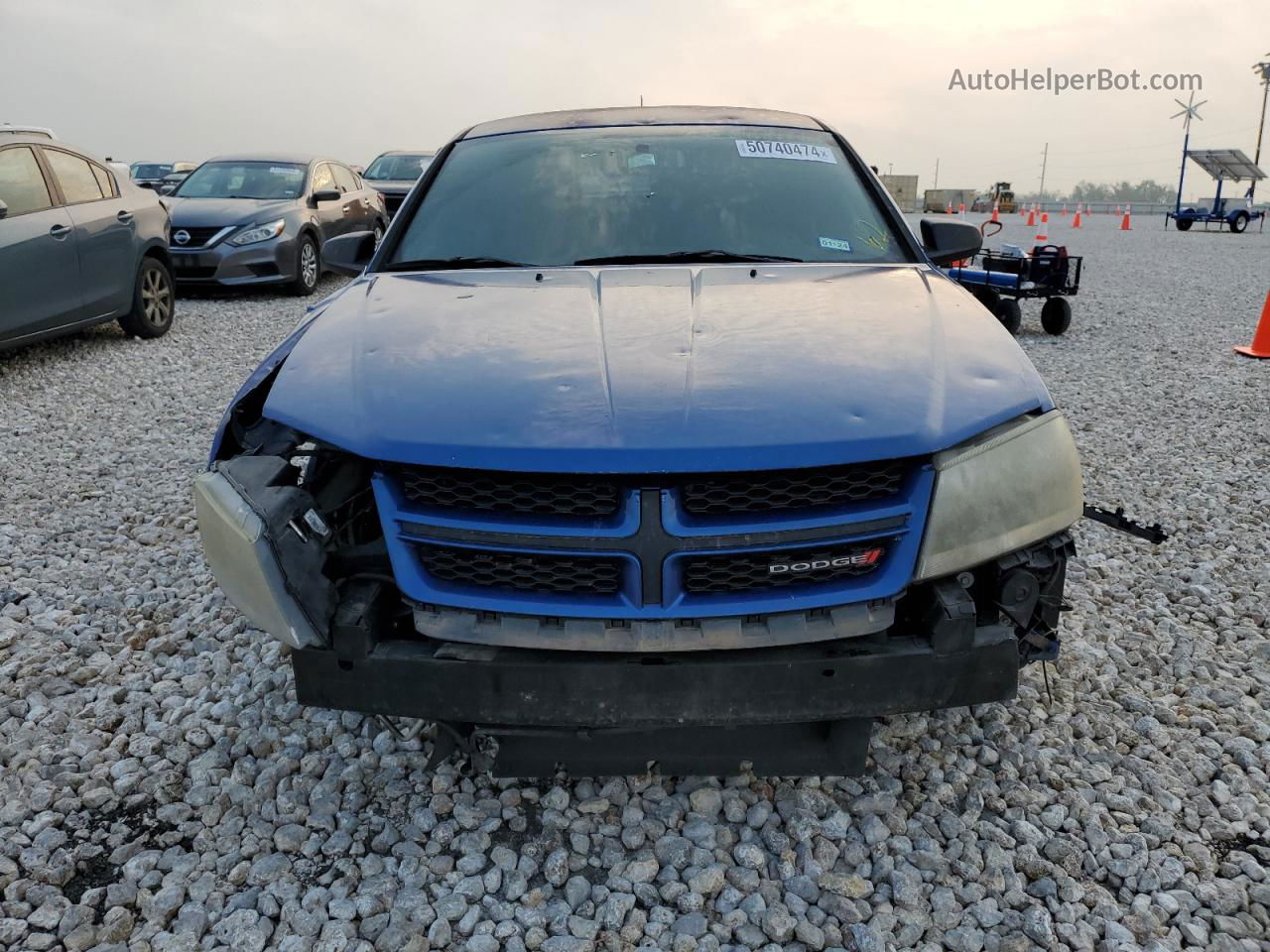 2014 Dodge Avenger Se Синий vin: 1C3CDZAB6EN200188