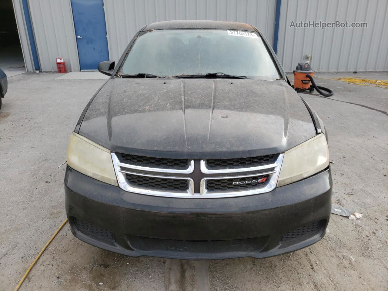 2014 Dodge Avenger Se Black vin: 1C3CDZAB6EN214379