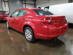 2014 Dodge Avenger Se Red vin: 1C3CDZAB6EN216441