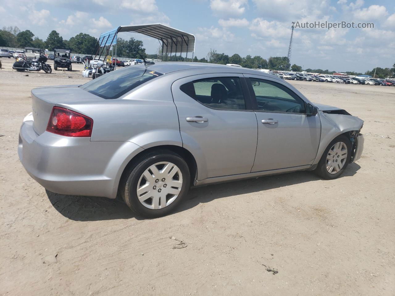 2014 Dodge Avenger Se Silver vin: 1C3CDZAB6EN226421