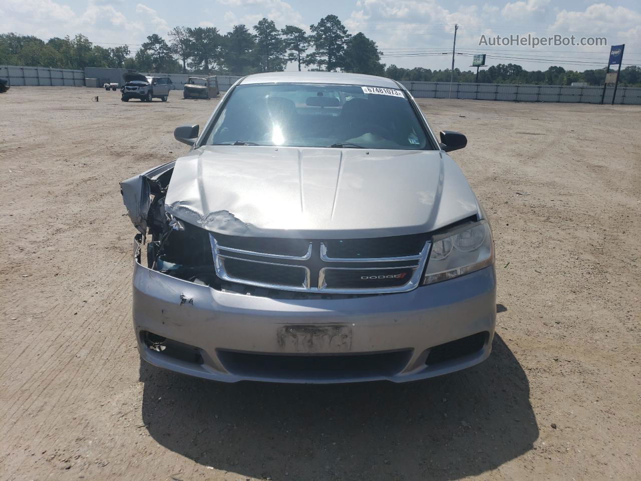 2014 Dodge Avenger Se Серебряный vin: 1C3CDZAB6EN226421