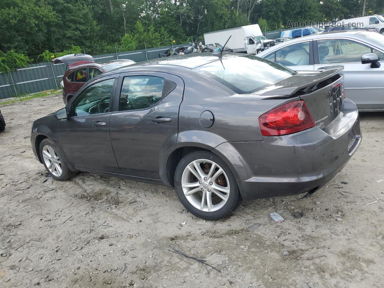 2014 Dodge Avenger Se Серый vin: 1C3CDZAB6EN234289