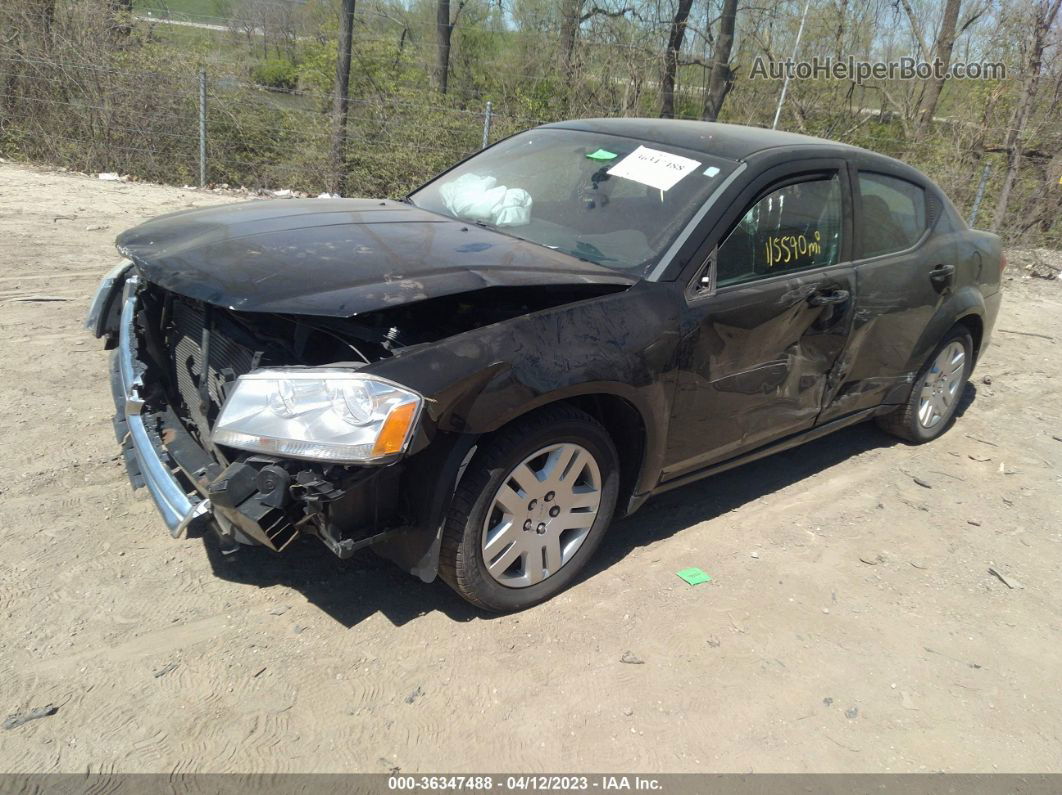 2014 Dodge Avenger Se Black vin: 1C3CDZAB7EN116087