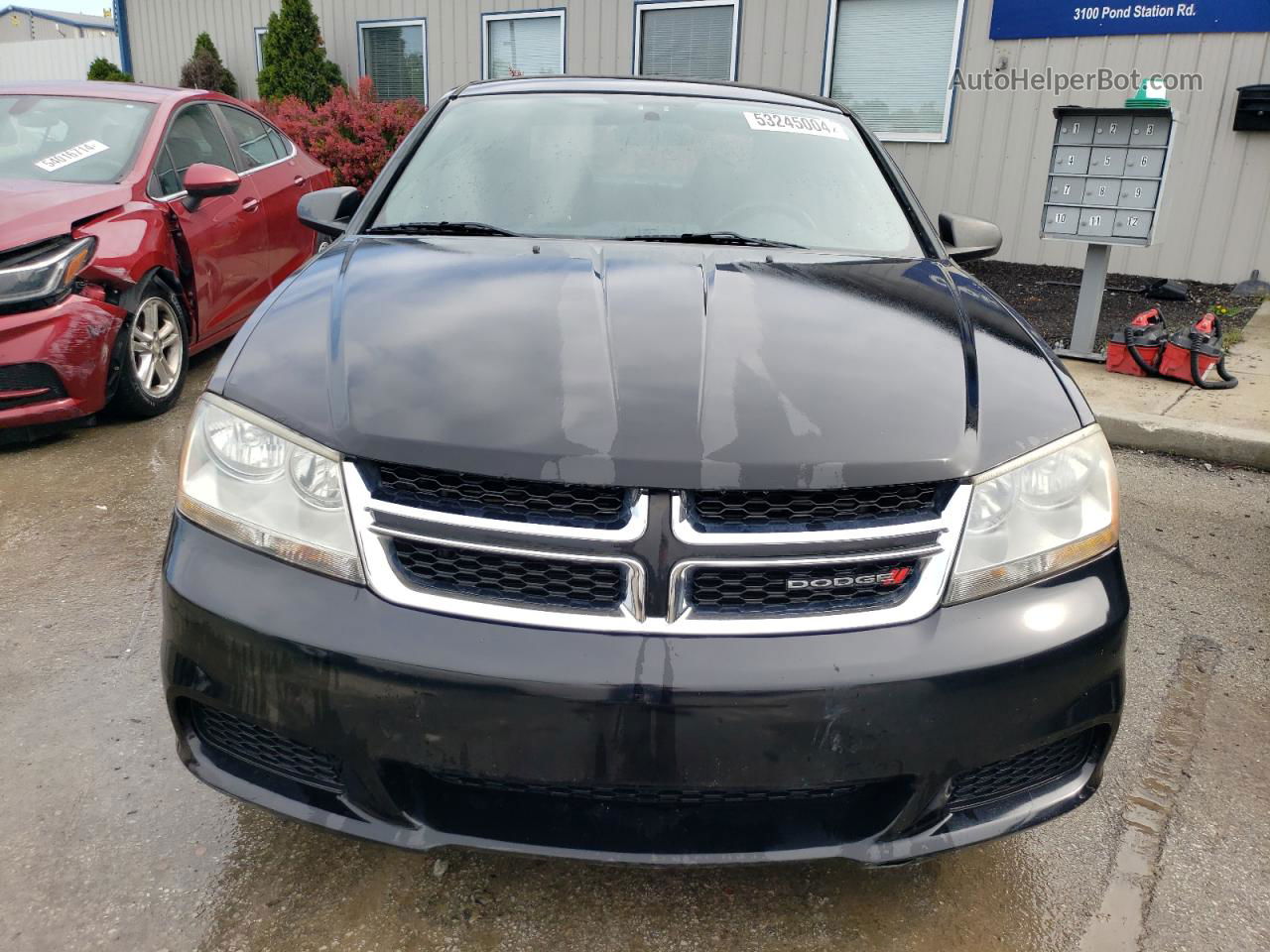 2014 Dodge Avenger Se Black vin: 1C3CDZAB7EN126196