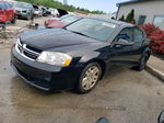 2014 Dodge Avenger Se Black vin: 1C3CDZAB7EN126196