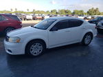 2014 Dodge Avenger Se White vin: 1C3CDZAB7EN155407